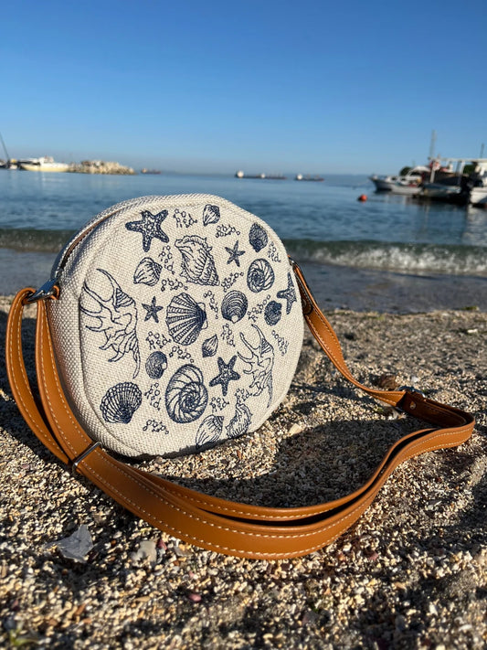 Deniz Yıldızı Yuvarlak Çanta