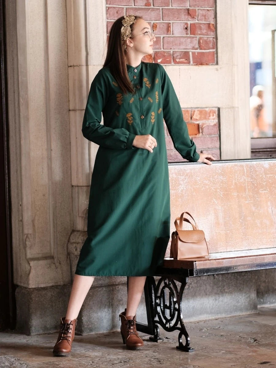 Moroccan Tunik Yeşil