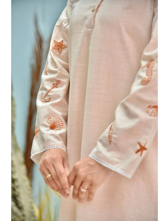 Deniz Yıldızı Tunik Krem