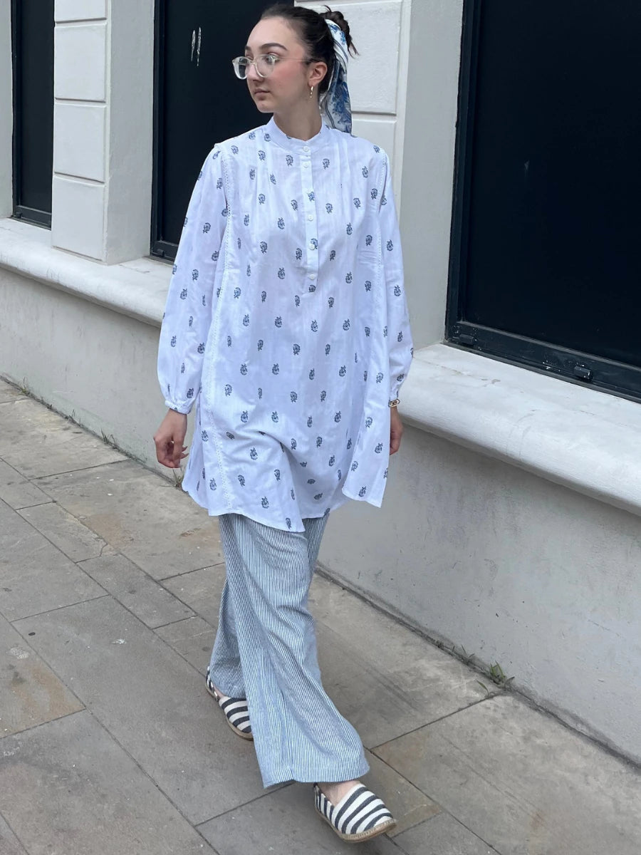 Tılsım Tunik/Gömlek Beyaz