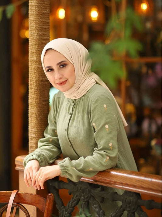 Müslin Takım Yeşil