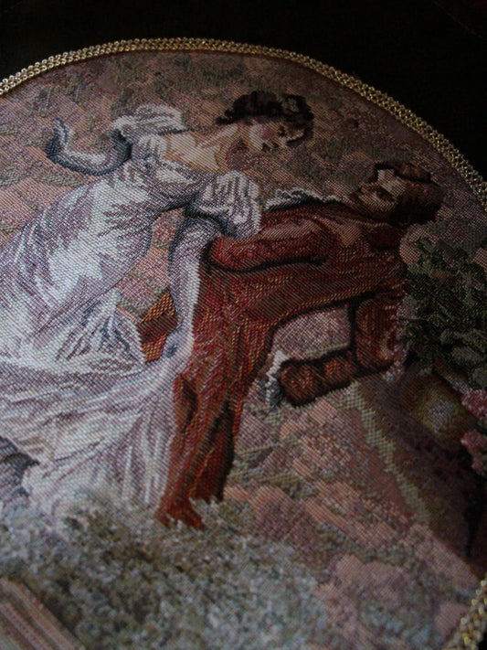 Romantik Desen Goblen Yelek