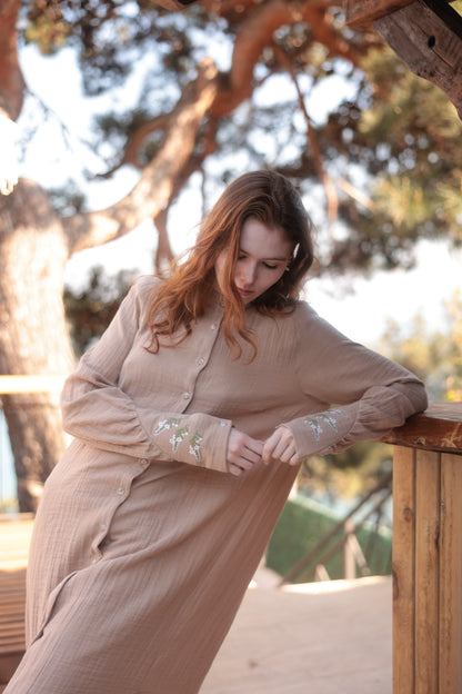 Lilia Tunik Bej