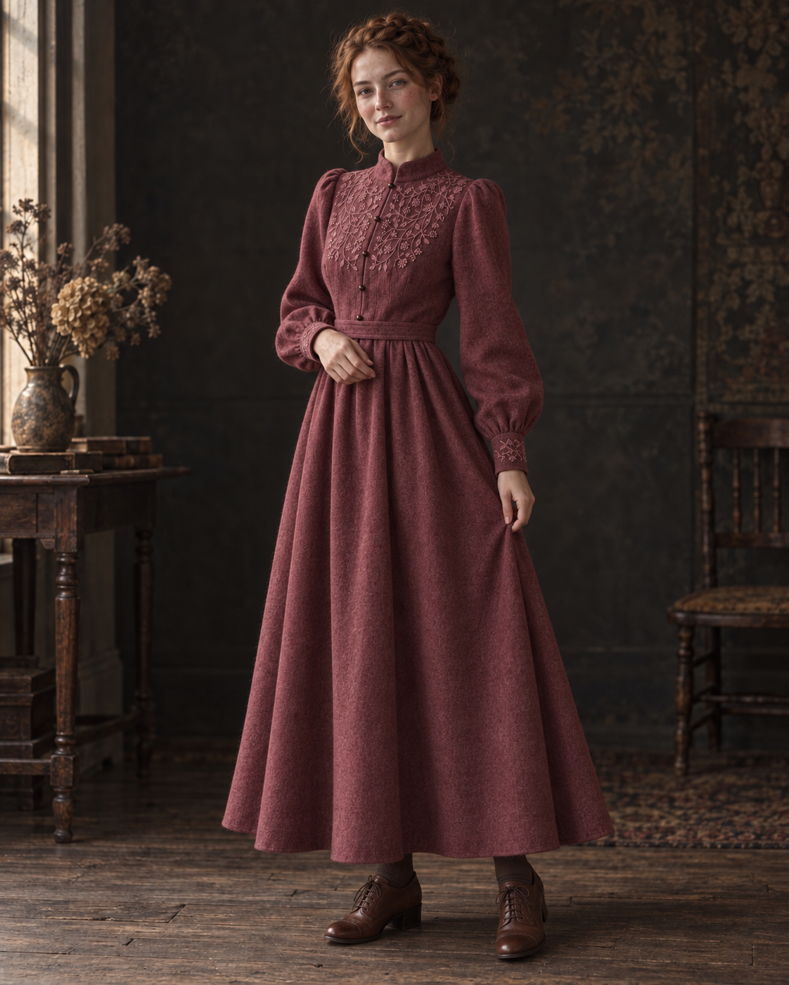 Ada Elbise Bordo