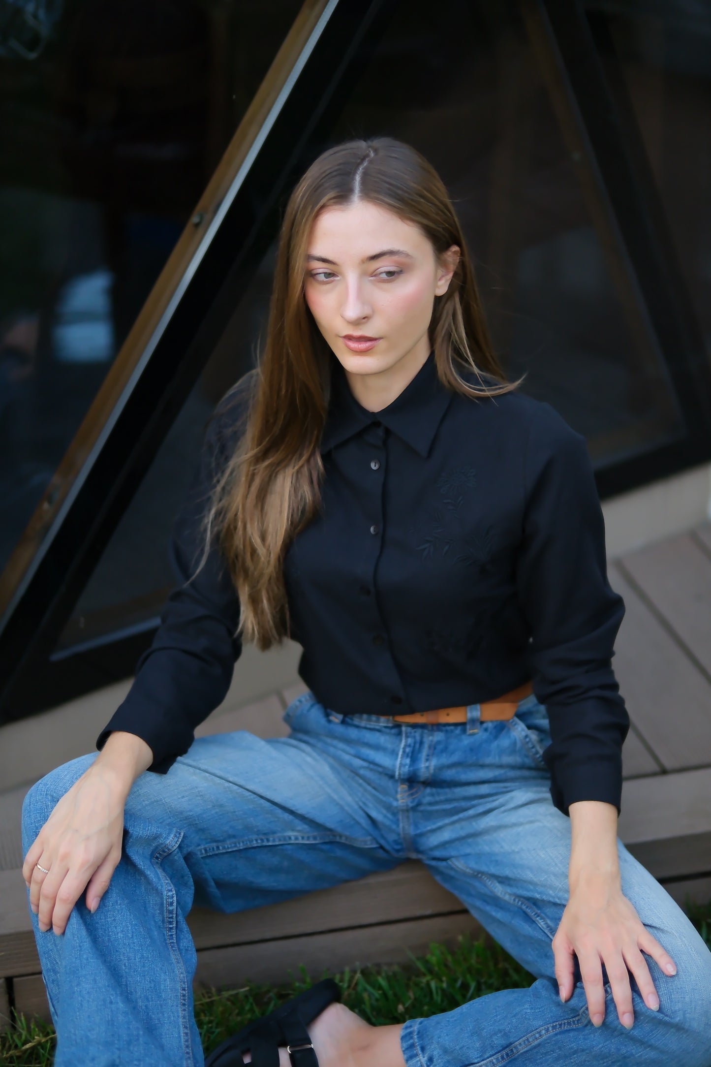 Hazel Gömlek Siyah