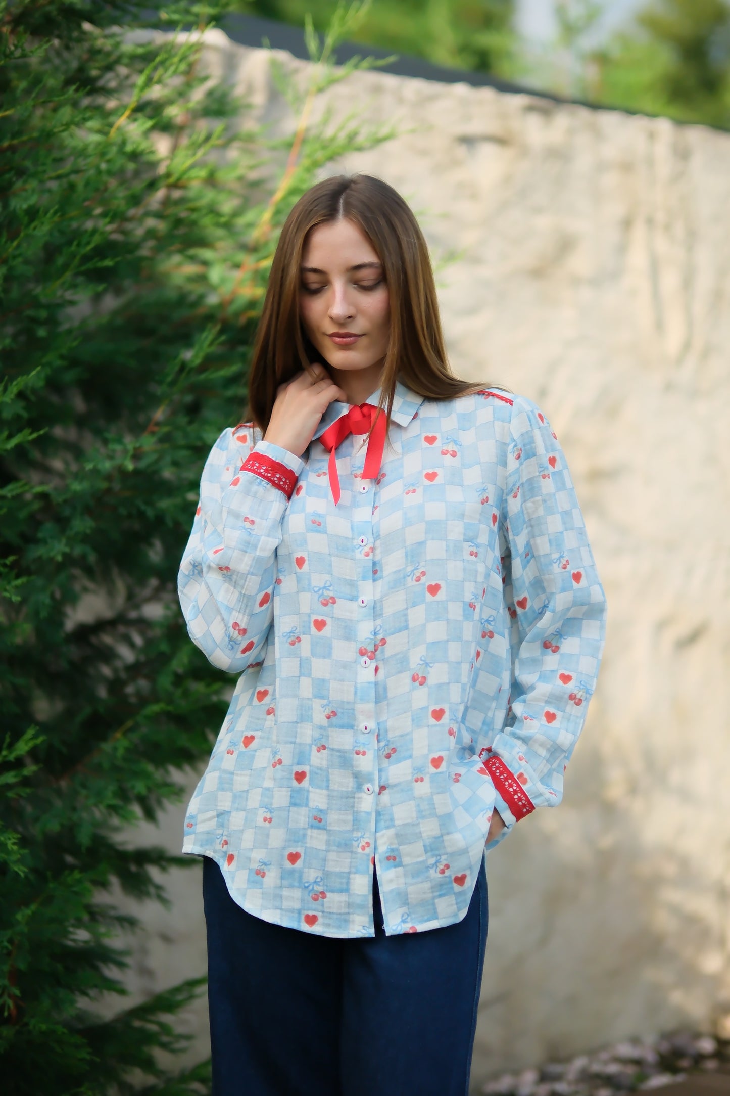 Cherry Gömlek