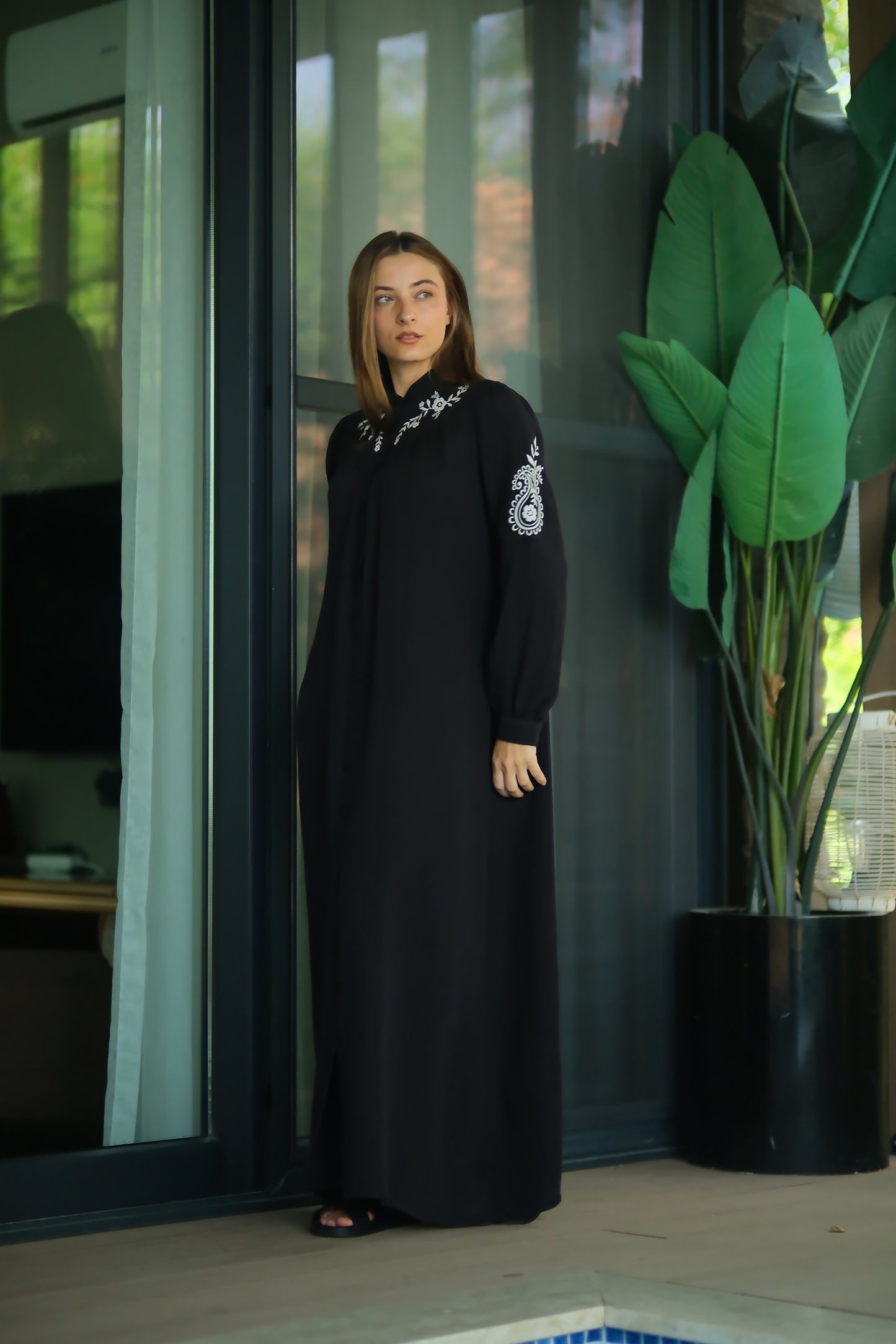 Sahra Elbise Siyah