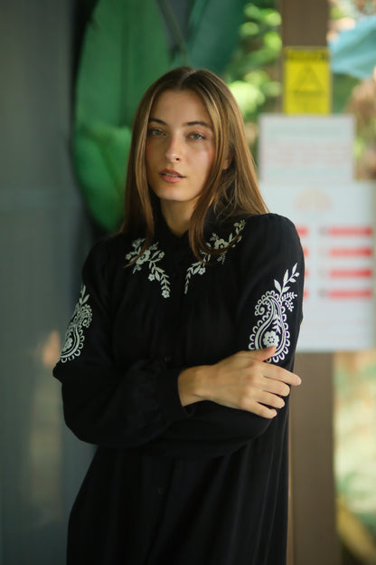 
Sahra Elbise Siyah