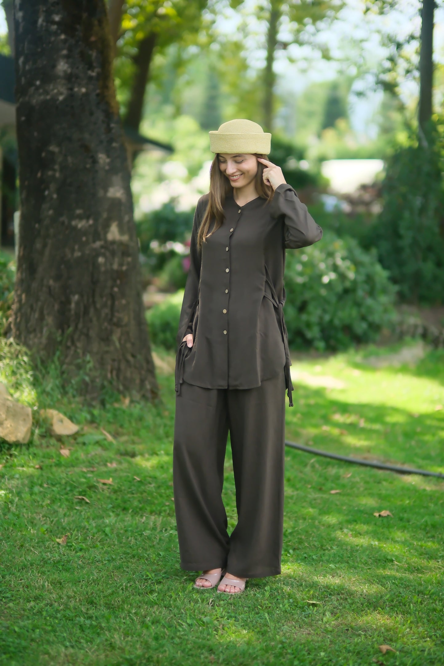 Aya Takım Kahverengi