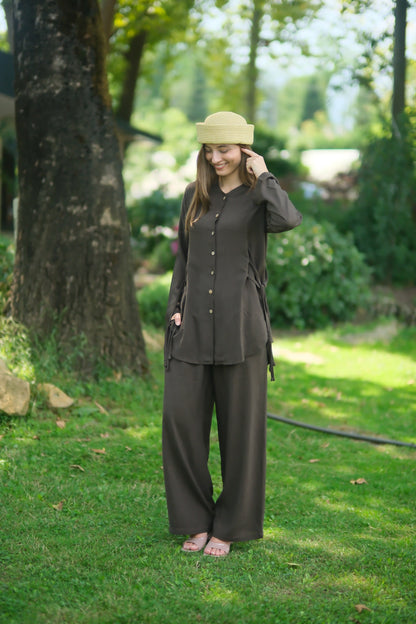 
Aya Takım Kahverengi