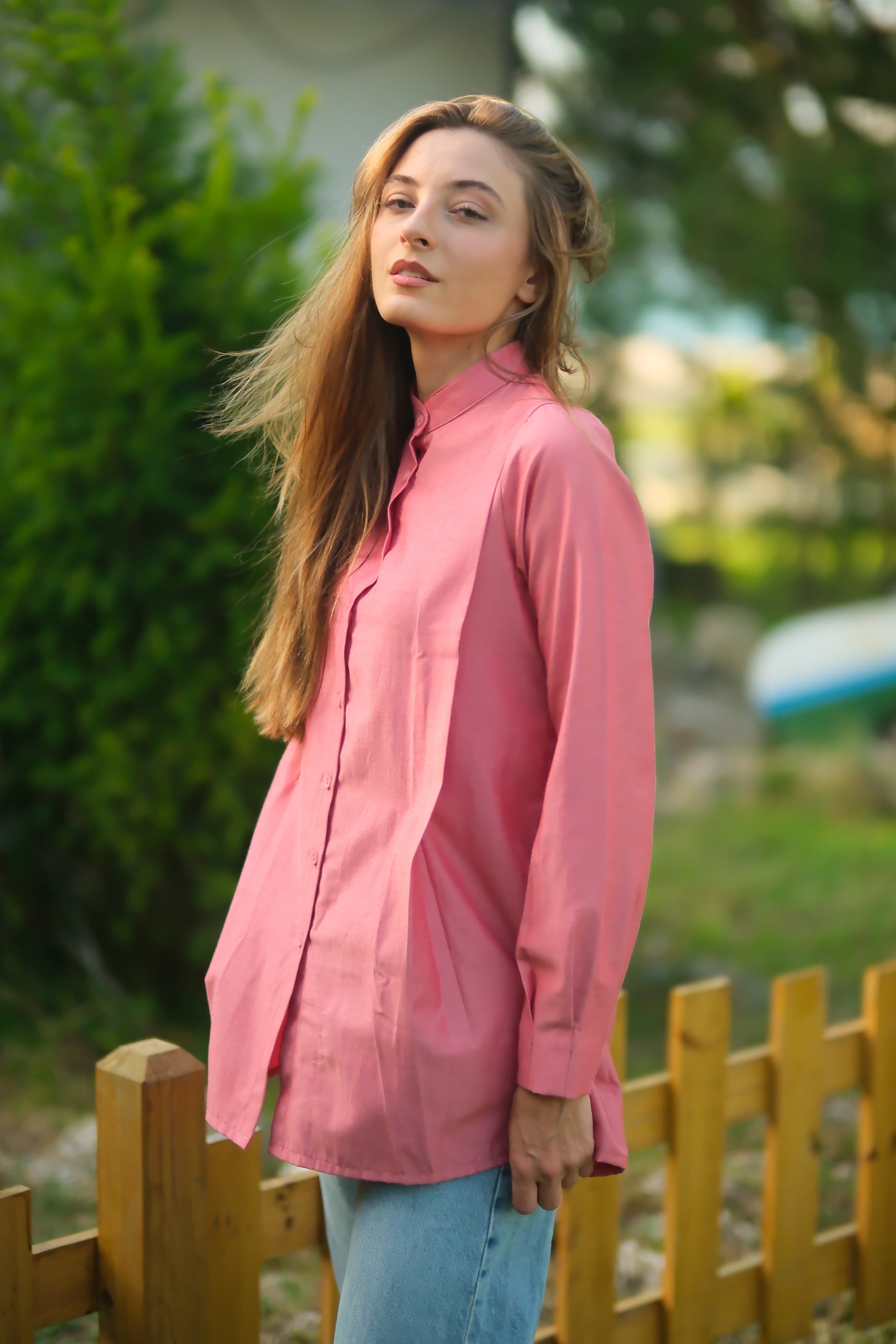 Noor Gömlek Pembe