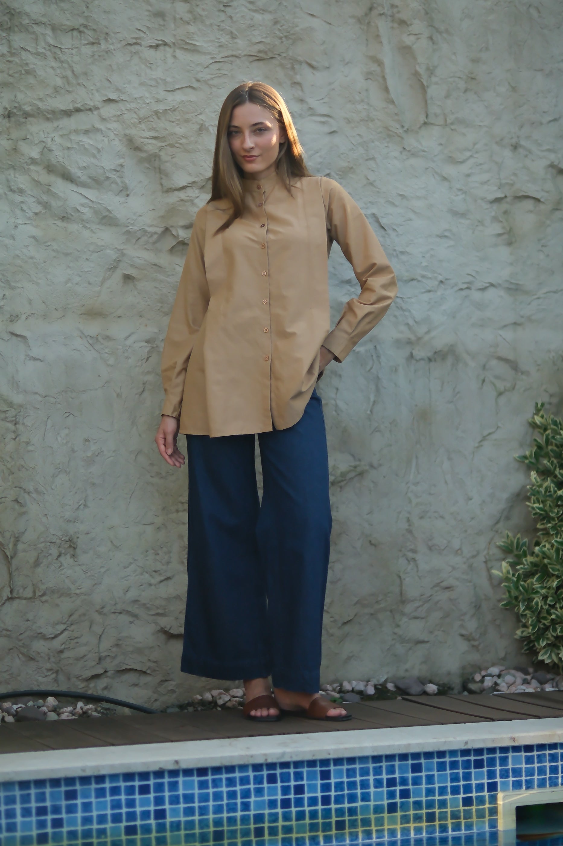 Noor Gömlek Camel