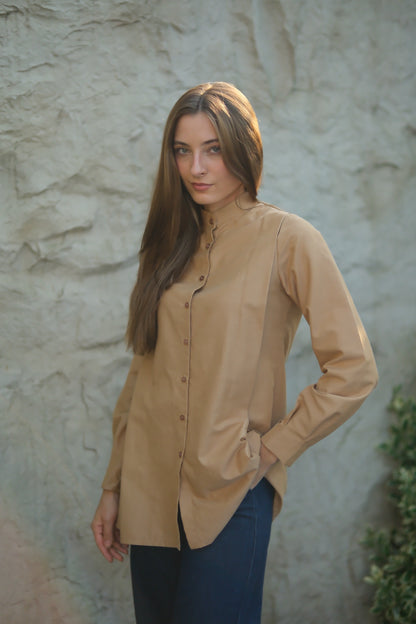 
Noor Gömlek Camel