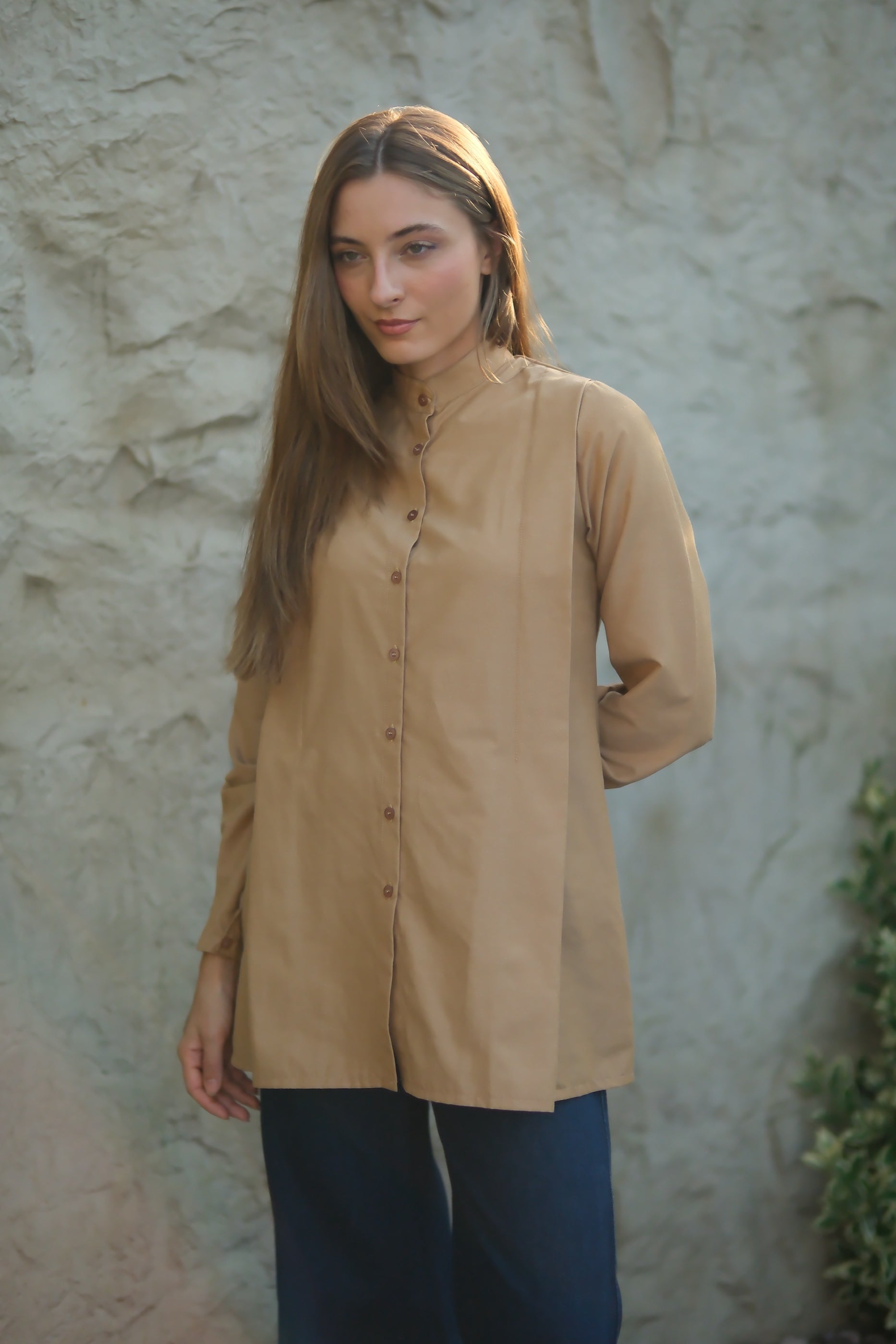 Noor Gömlek Camel