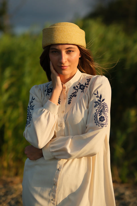 Sahra Elbise Ekru
