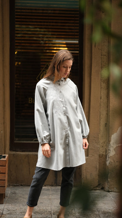 Magnolia Gömlek/Tunik Açık Gri