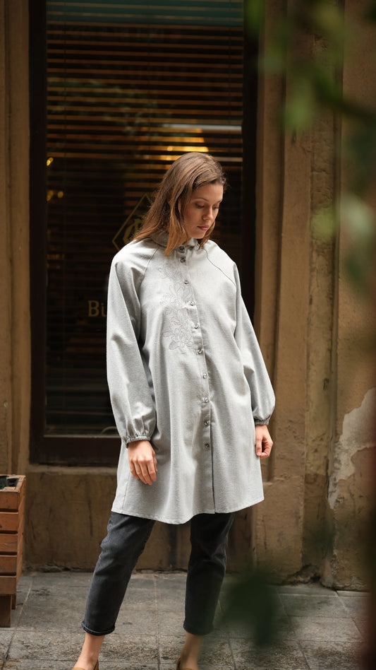 Magnolia Gömlek/Tunik Açık Gri