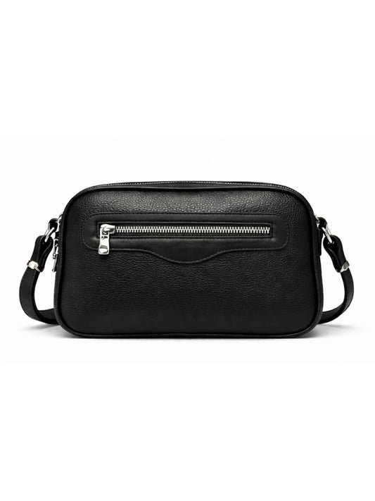 Peri Çapraz Askılı Mini Çanta Siyah Renk
