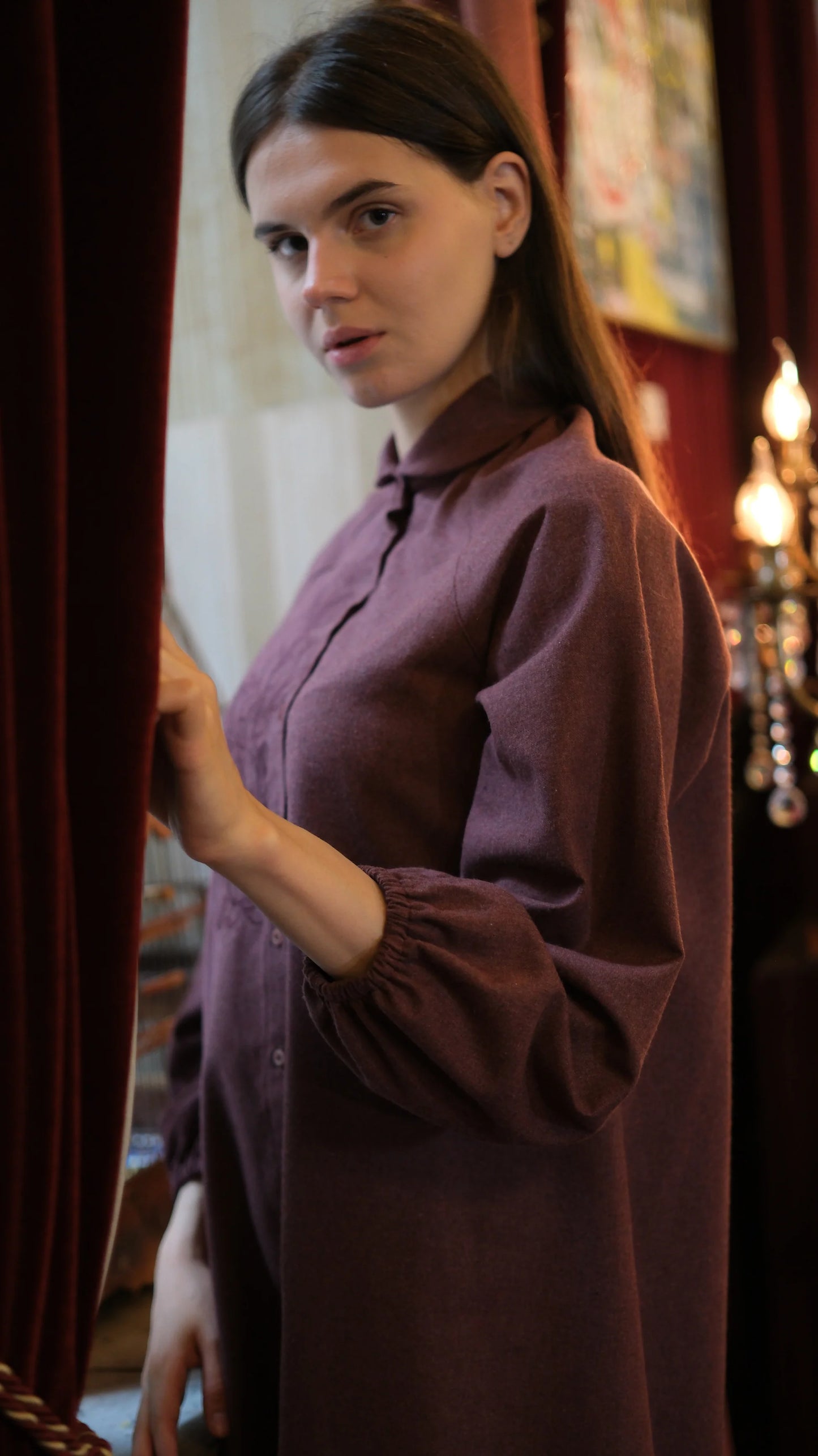 Magnolia Gömlek/Tunik Bordo