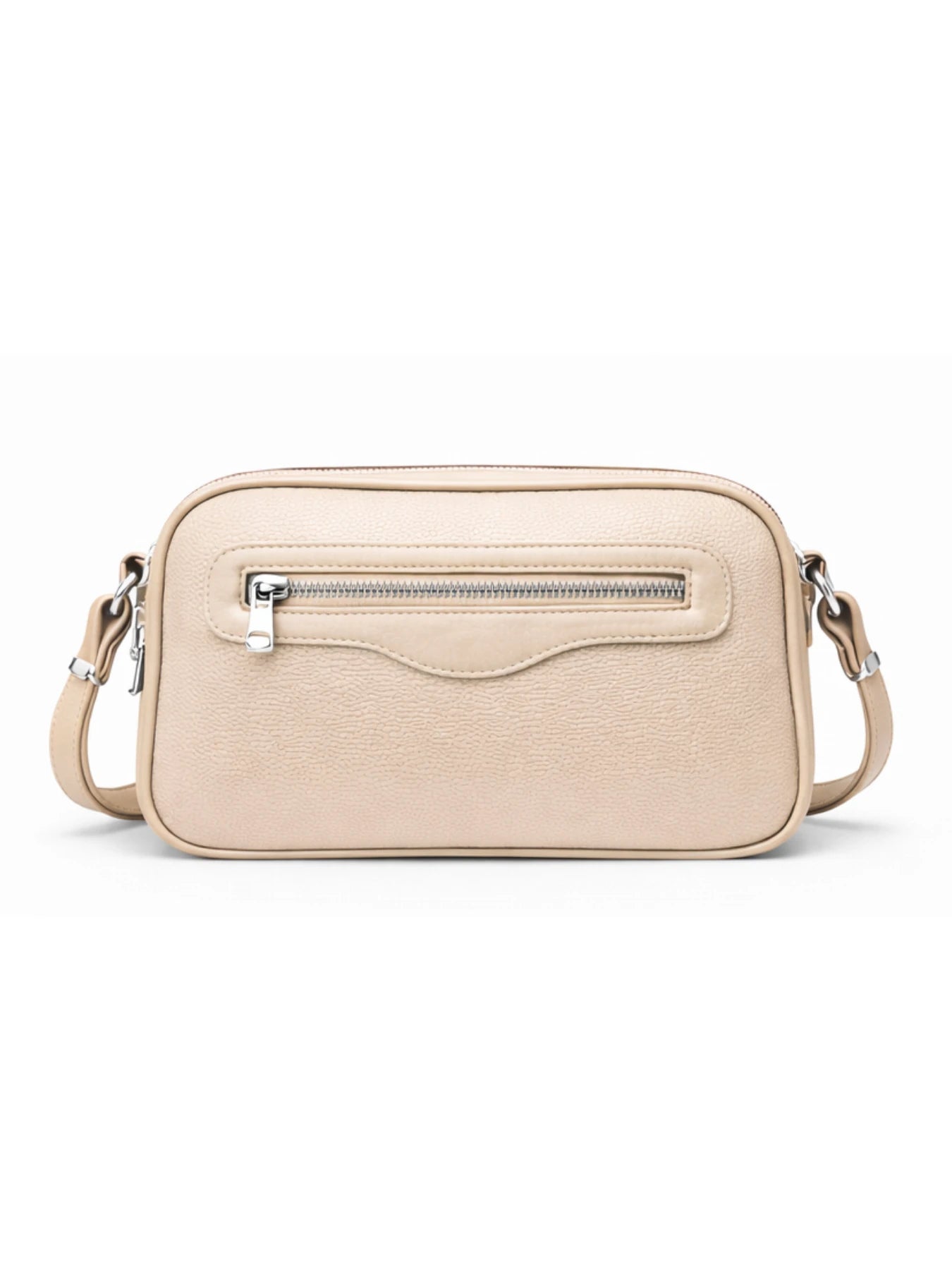 Peri Çapraz Askılı Mini Çanta Bej Renk