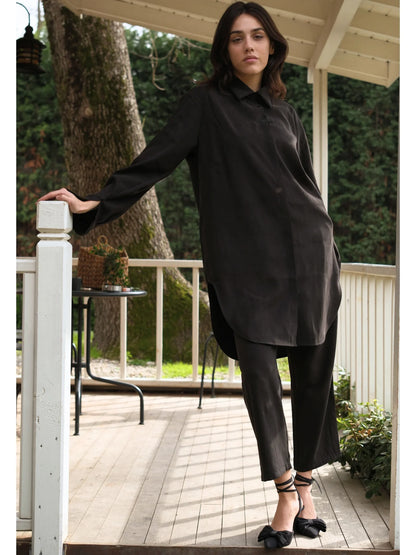 Tensel Kumaş Takım Siyah