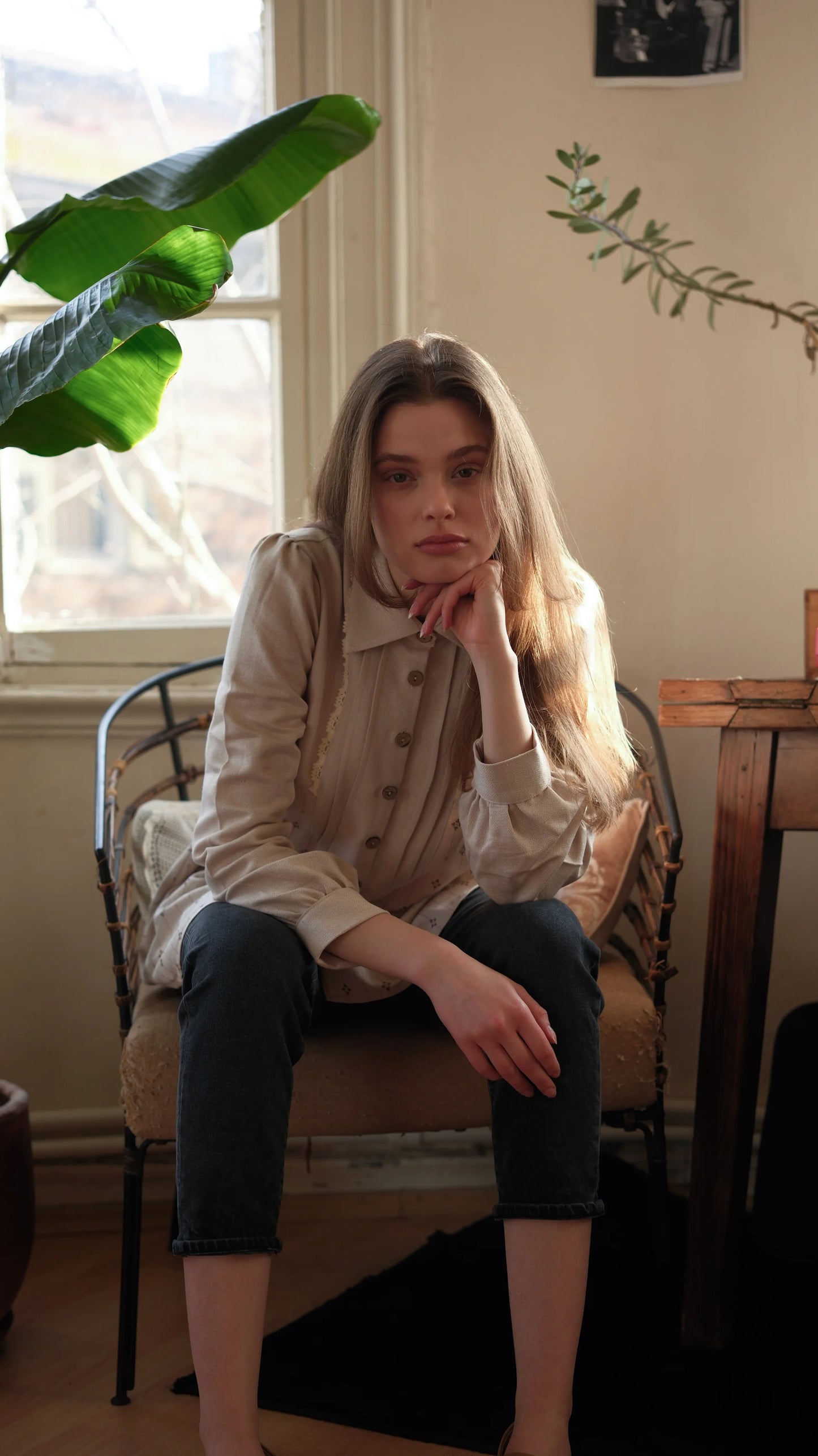 Çıtır Desen Nervürlü Gömlek