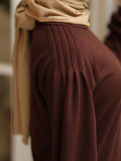 Viskon Selanik Triko Kahverengi