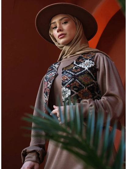 Goblen Yelek Kilim Desenli