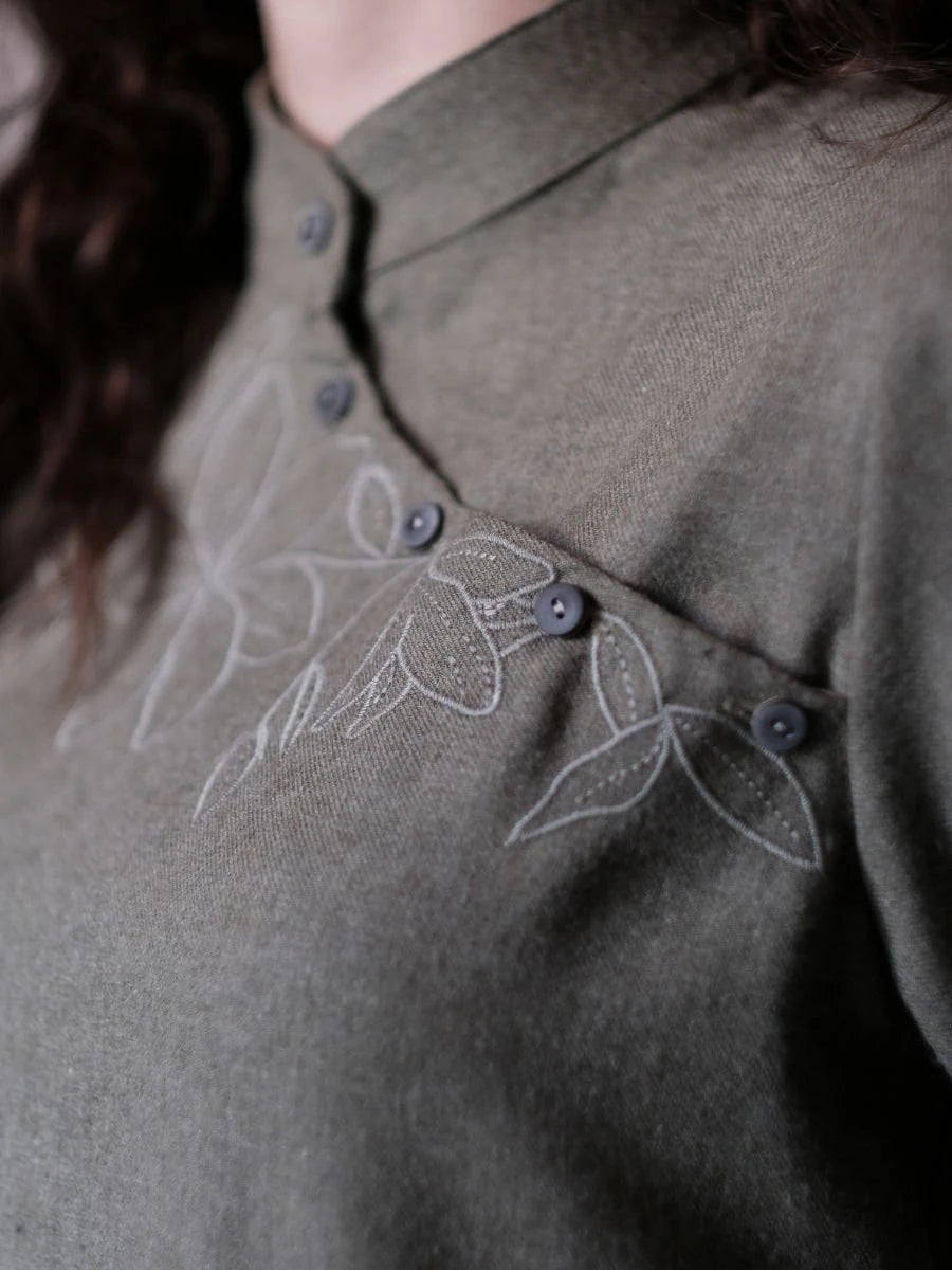 Şehrazat Elbise Haki