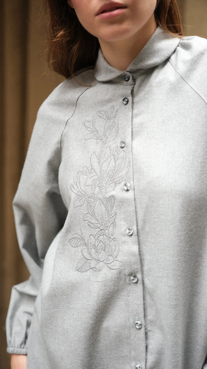Magnolia Gömlek/Tunik Açık Gri