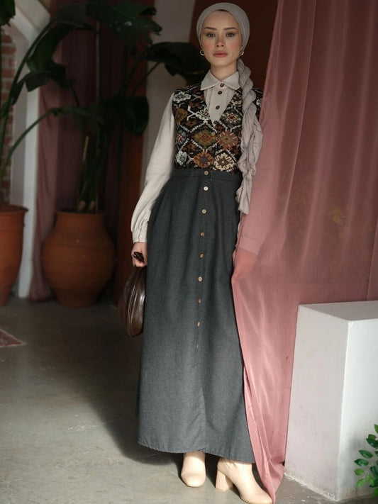 Kilim Desenli Marakeş Jile