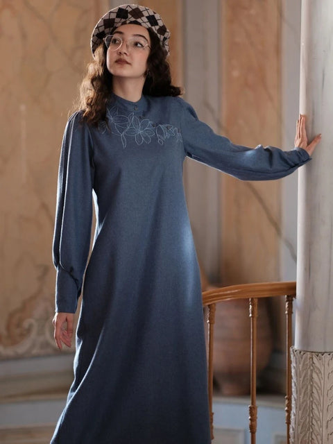 Şehrazat Elbise Mavi