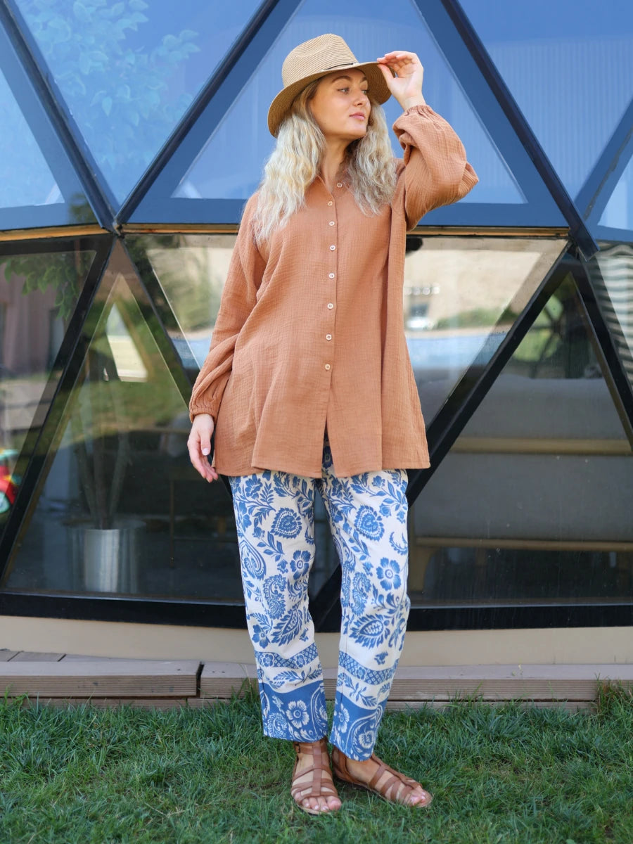 Müslin Gömlek Kiremit