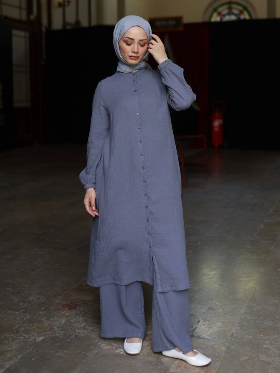 Elegan Takım Koyu Gri