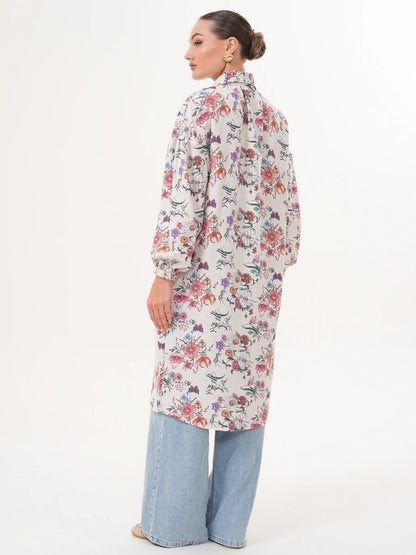 Floral Pamuk Tunik