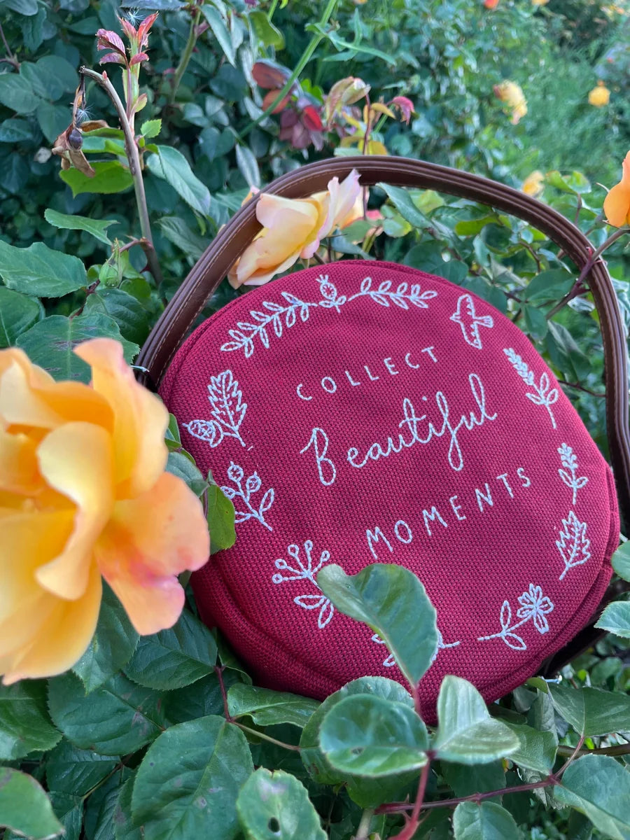 Beautiful Yuvarlak Kırmızı Çanta