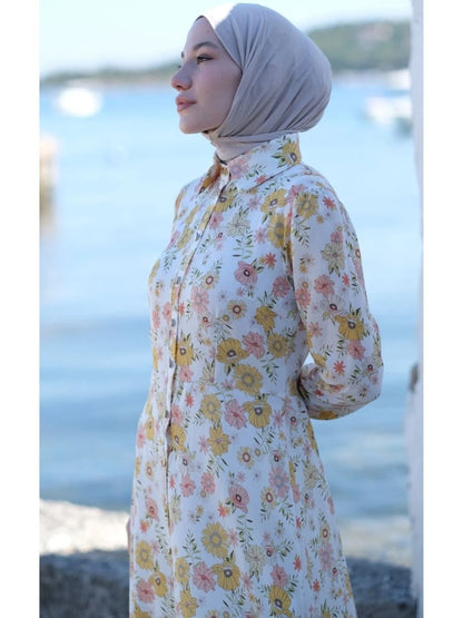 Sunshine Elbise Beyaz