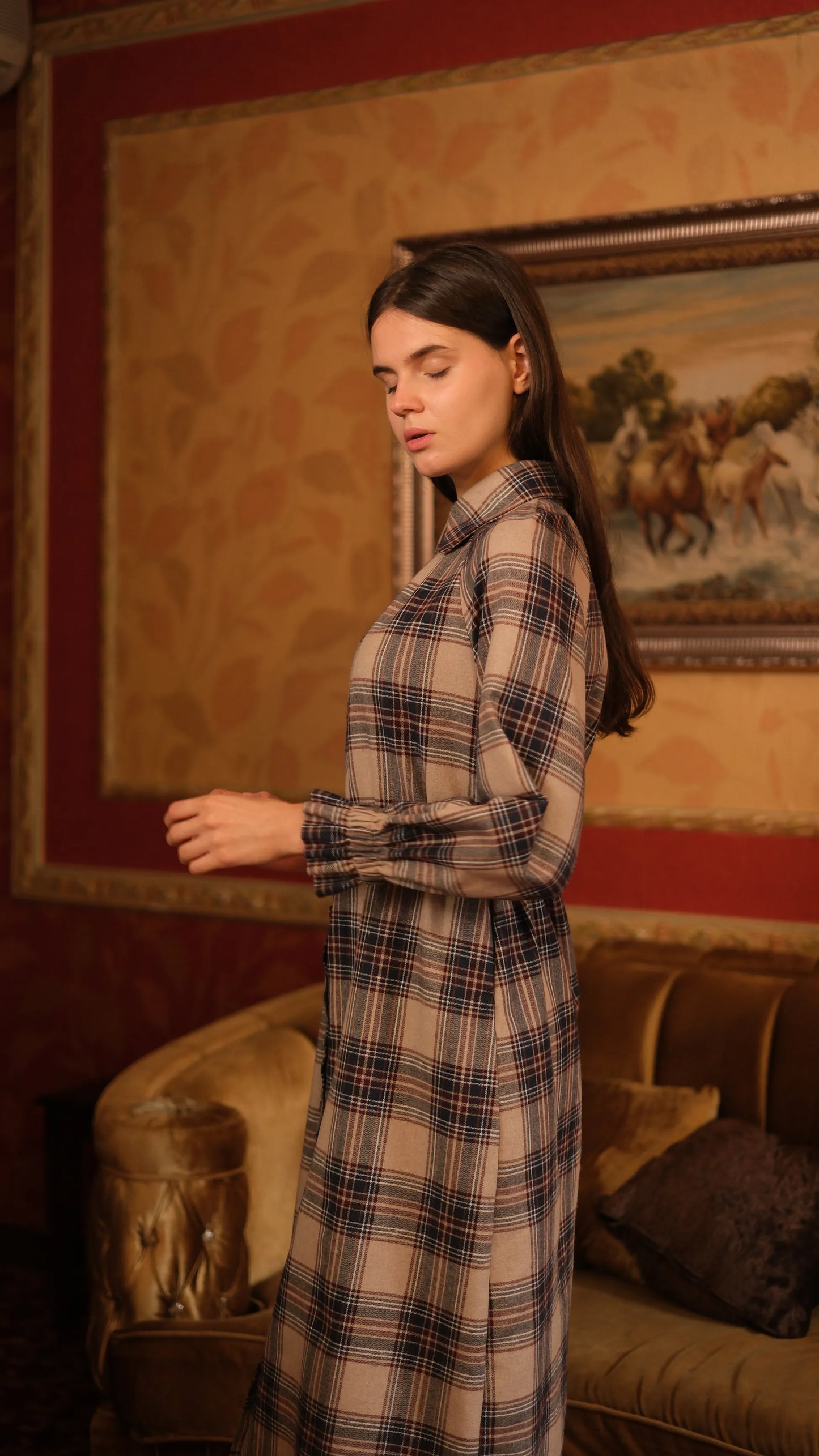 Mira Ekose Tunik - Bej/Laci