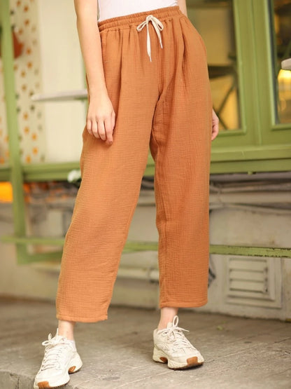 Müslin Pantolon Kiremit