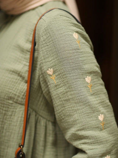 Müslin Takım Yeşil