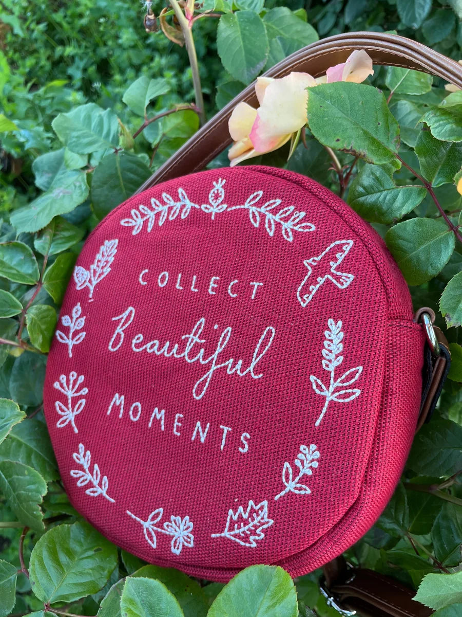 Beautiful Yuvarlak Kırmızı Çanta