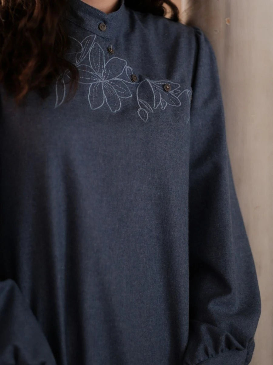 Şehrazat Elbise Mavi