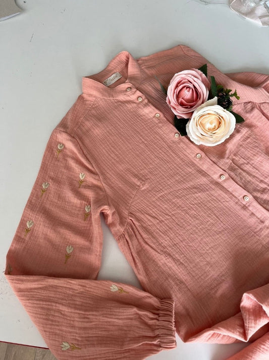 Müslin Takım Pembe