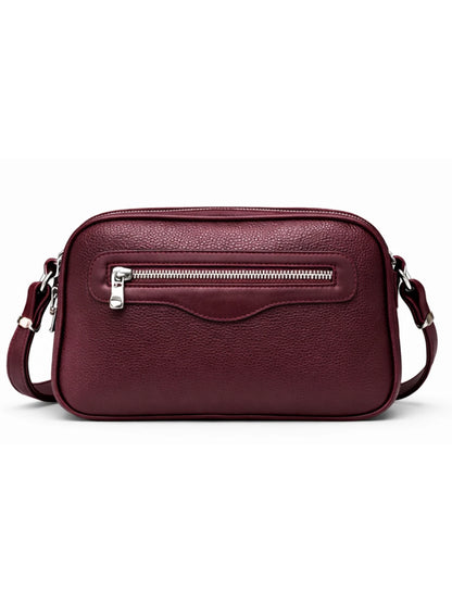 Peri Çapraz Askılı Mini Çanta Bordo Renk