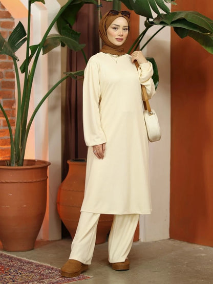 Viskon Selanik Triko Ekru