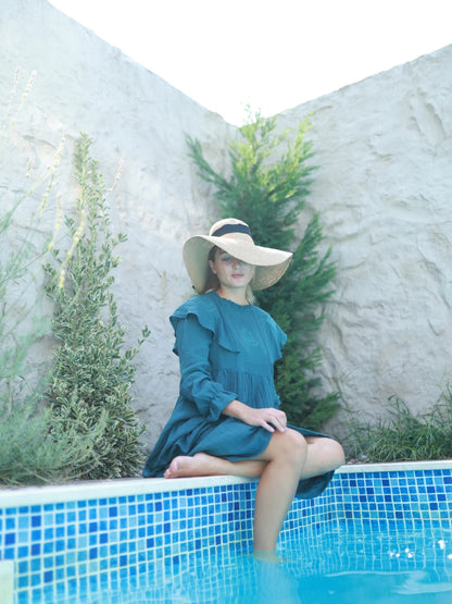 Kıyı Elbise Petrol