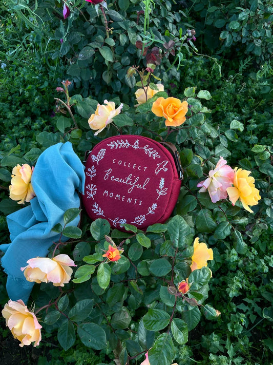 Beautiful Yuvarlak Kırmızı Çanta