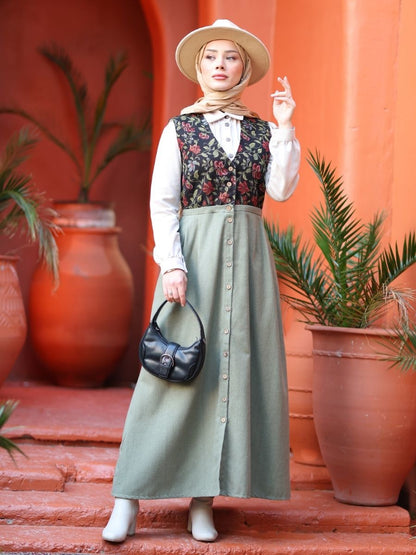 Çiçek Desenli Marakeş Jile