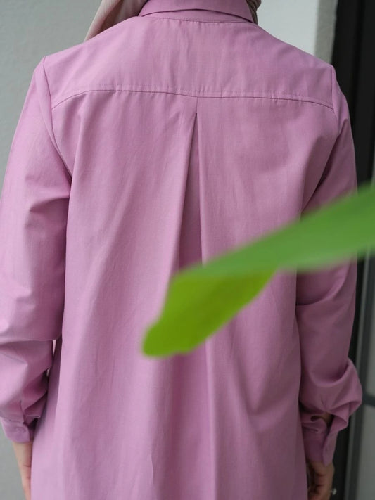 Poplin Takım Leylak