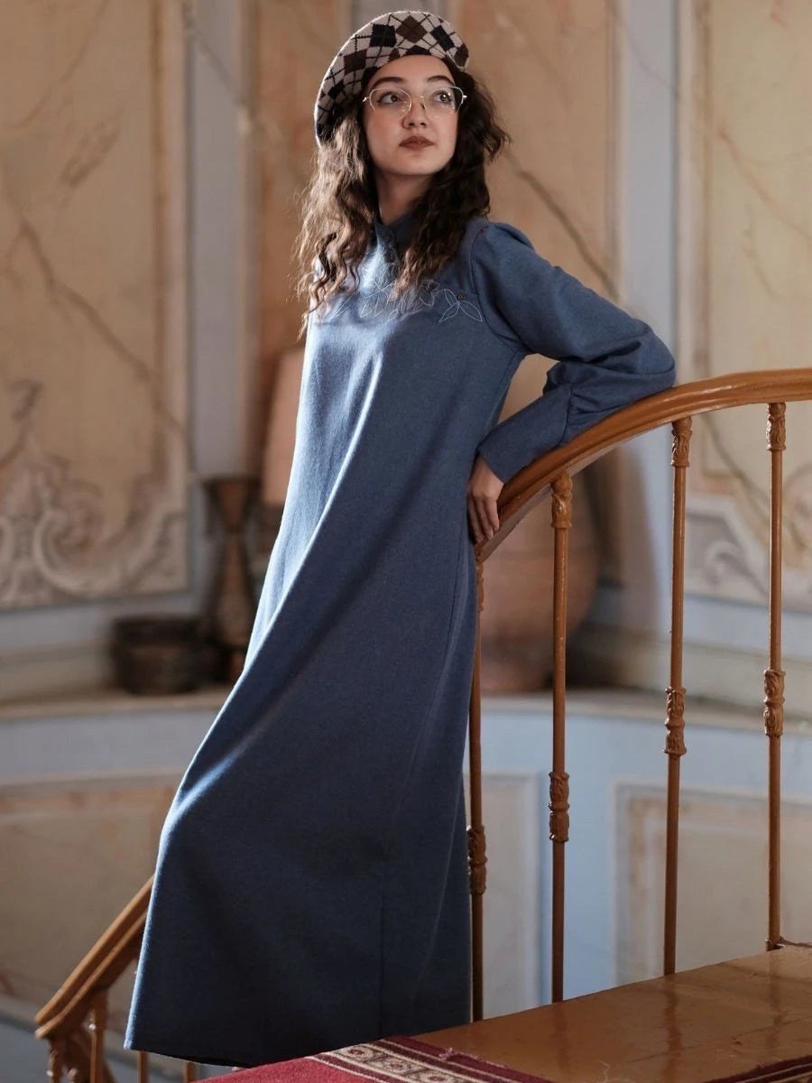 Şehrazat Elbise Mavi